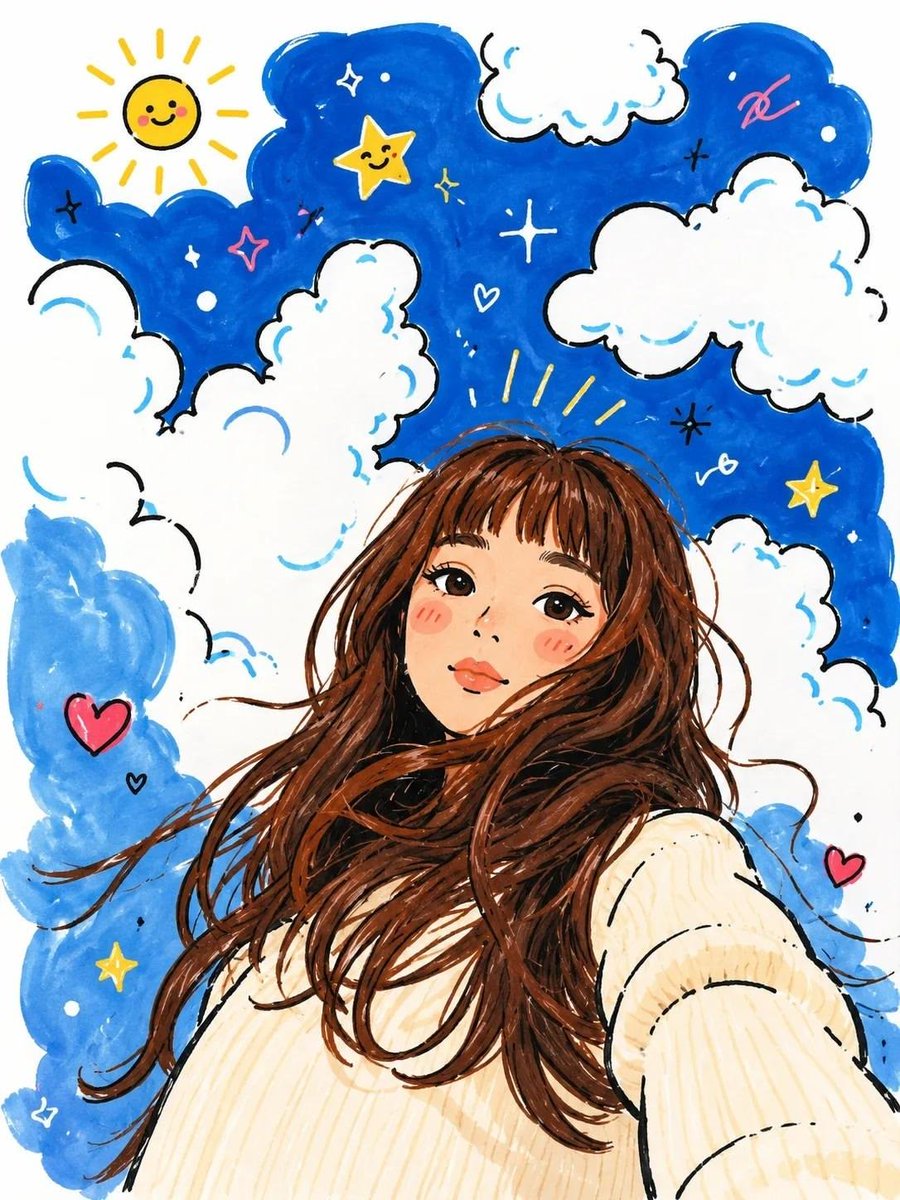奇幻涂鸦艺术自拍